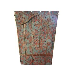 Amalfi‎ Coastal Planter Bin 10" Italian Home Decor Mediterranean Teal Coral Gold